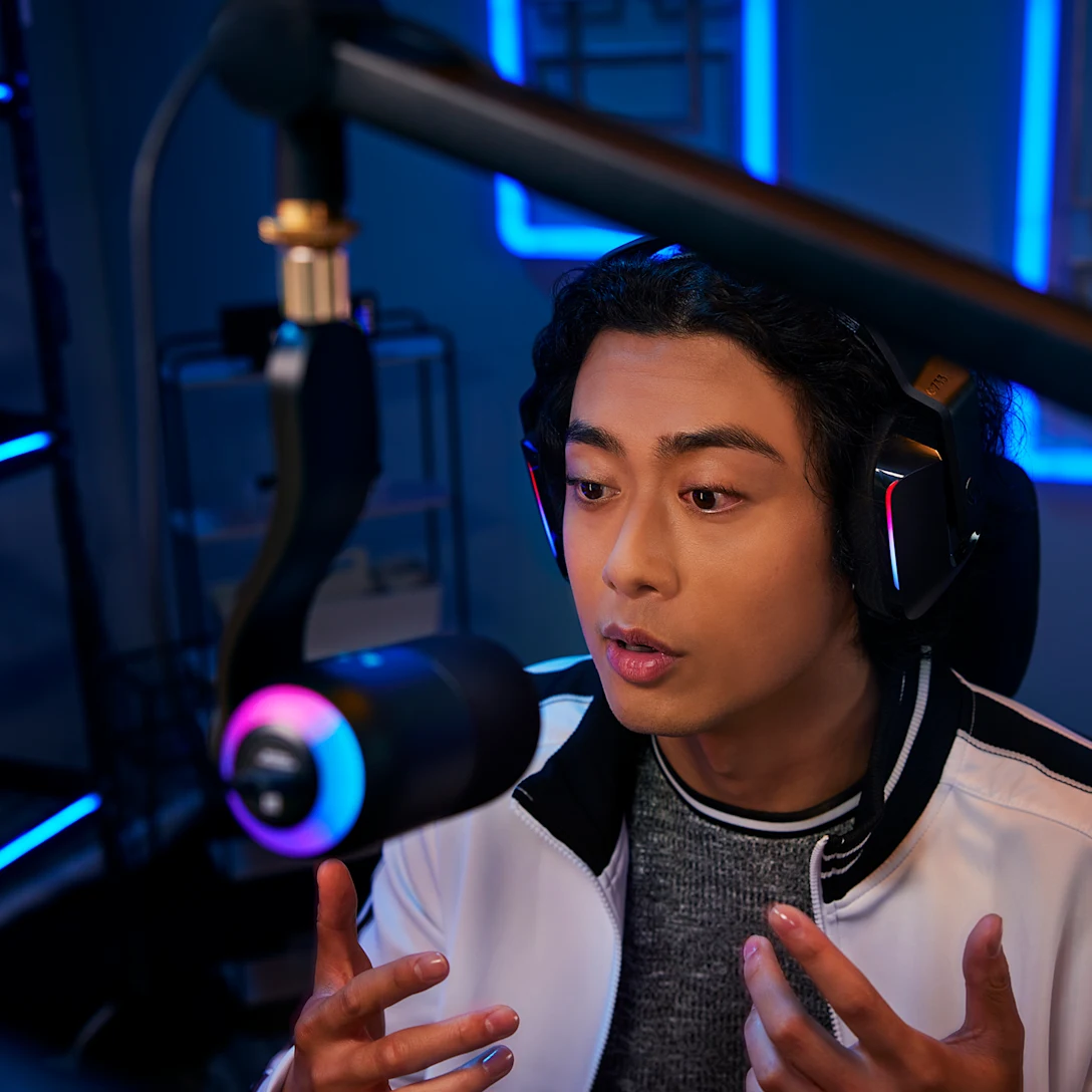 streaming using logitech yeti gx mic